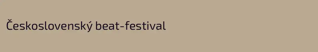 Československý beat-festival